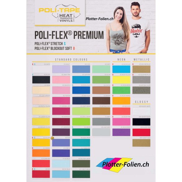 Poli-Flex Premium Farbkarte