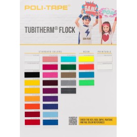Farbkarte Poli-Tape Tubitherm Flockfolie