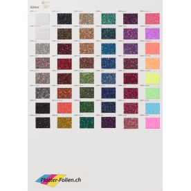 Farbkarte Siser Glitter